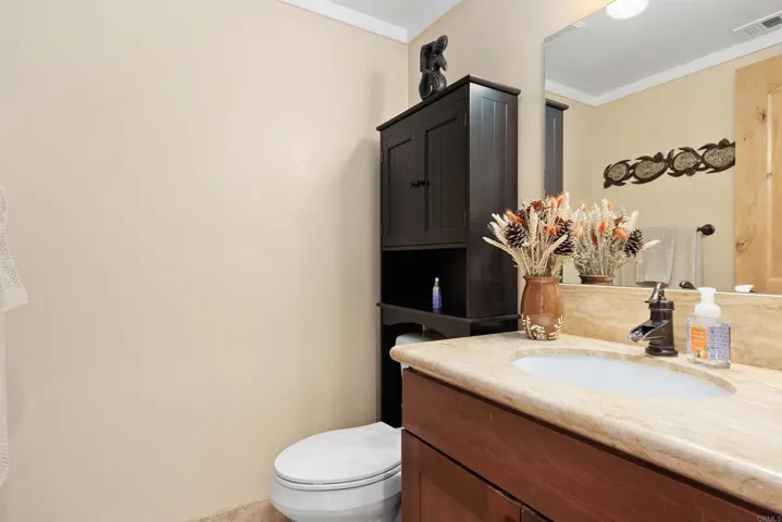 1/2 bathroom on main floor