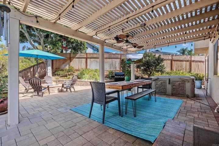 Space for outdoor entertaining