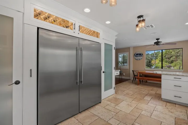 Brand New Frigidaire Professional Series Refridgerator with wine feature on top.