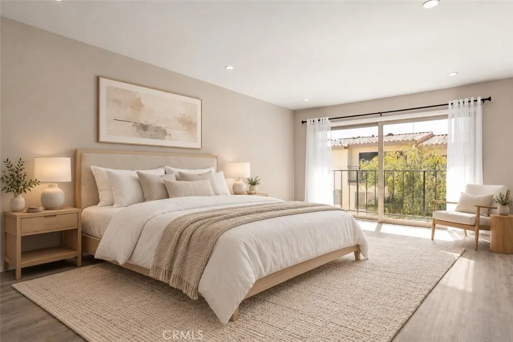 spacious primary bedroom, expansive sliding glass doors open to a private balcony spacious primary bedroom, expansive sliding glass doors open to a private balcony