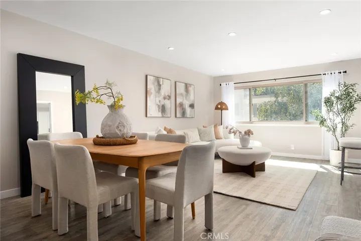 light-filled dining and family area