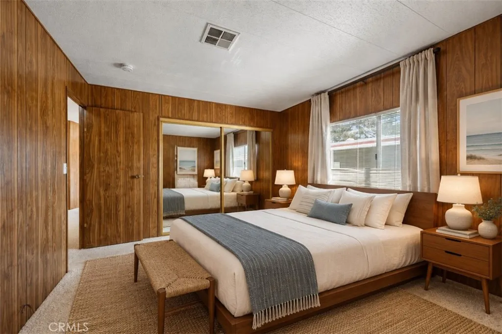 Primary Bedroom Virtually staged