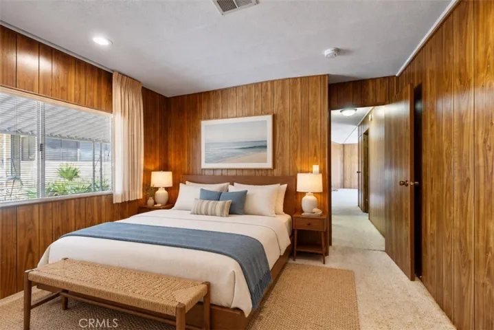 virtually staged 2nd bedroom