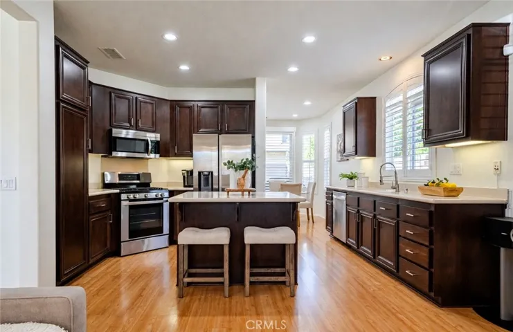 Open Concept-Gourmet Kitchen Design (Remodel). New Samsung Stainless Refrigerator Included.