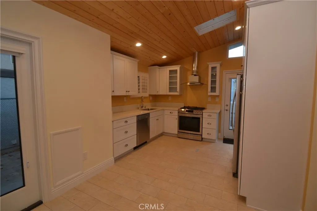 Kitchen and place for doggy door Kitchen and place for doggy door