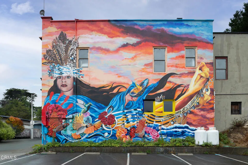 Mural in Parking Lot by Nicole Ponsler a Mural in Parking Lot by Nicole Ponsler a