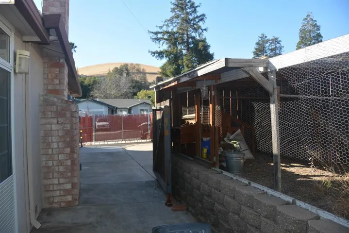 Chicken coop area
