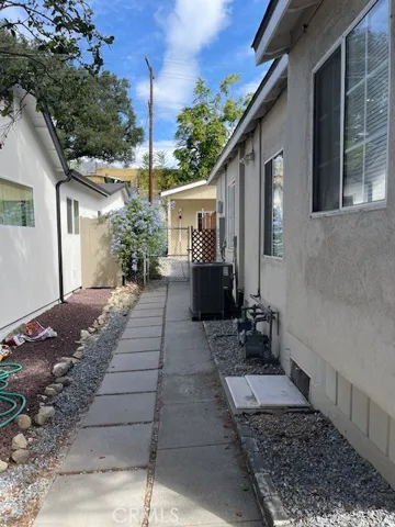 Walkway to the unit