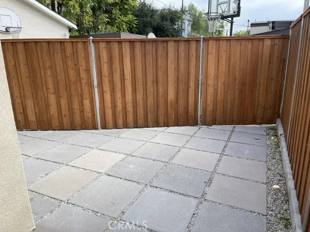 Private patio