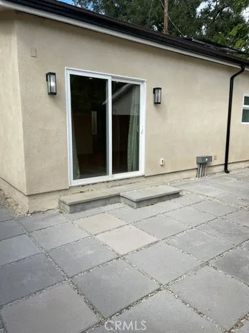 Private patio