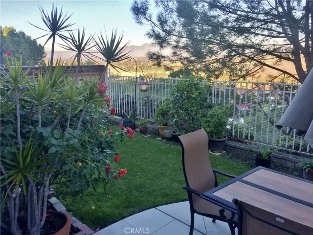 backyard with mountains view