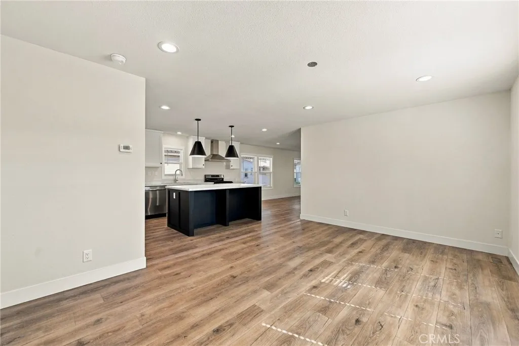 Original Family Room/Kitchen/Dining Room Before Digital/Virtual Enhancement