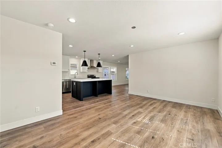Original Family Room/Kitchen/Dining Room Before Digital/Virtual Enhancement