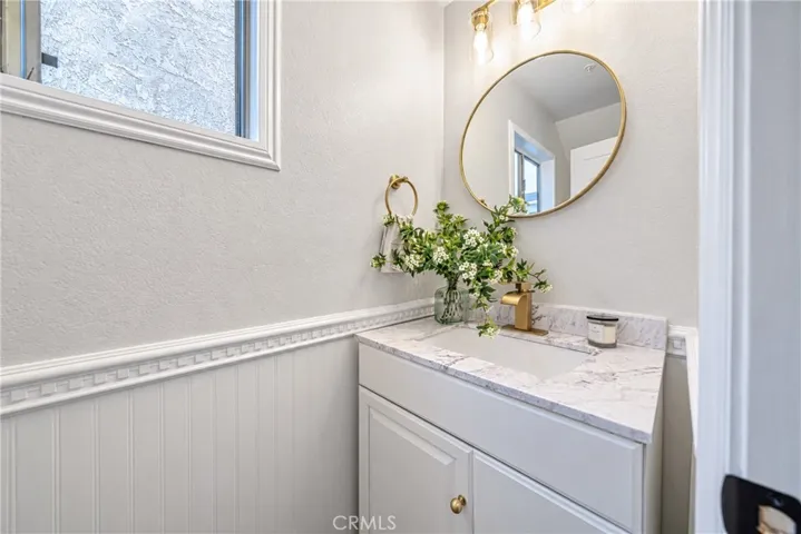 Half bathroom downstairs