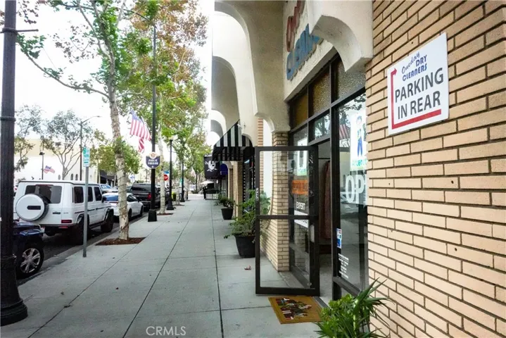 front of the store