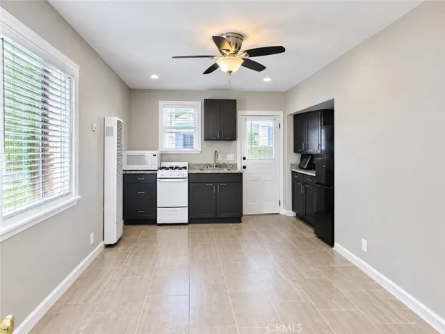 A view of the kitchenette