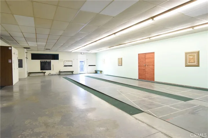 Private Community Shuffleboard Court