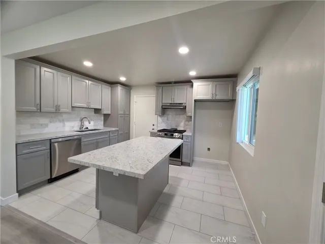 Newly renovated kitchen.