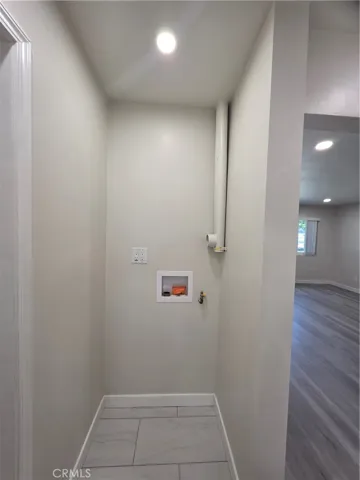 Space for your own indoor laundry.