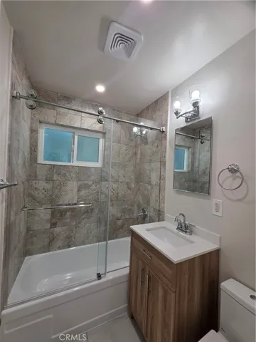 Upgraded bathroom.
