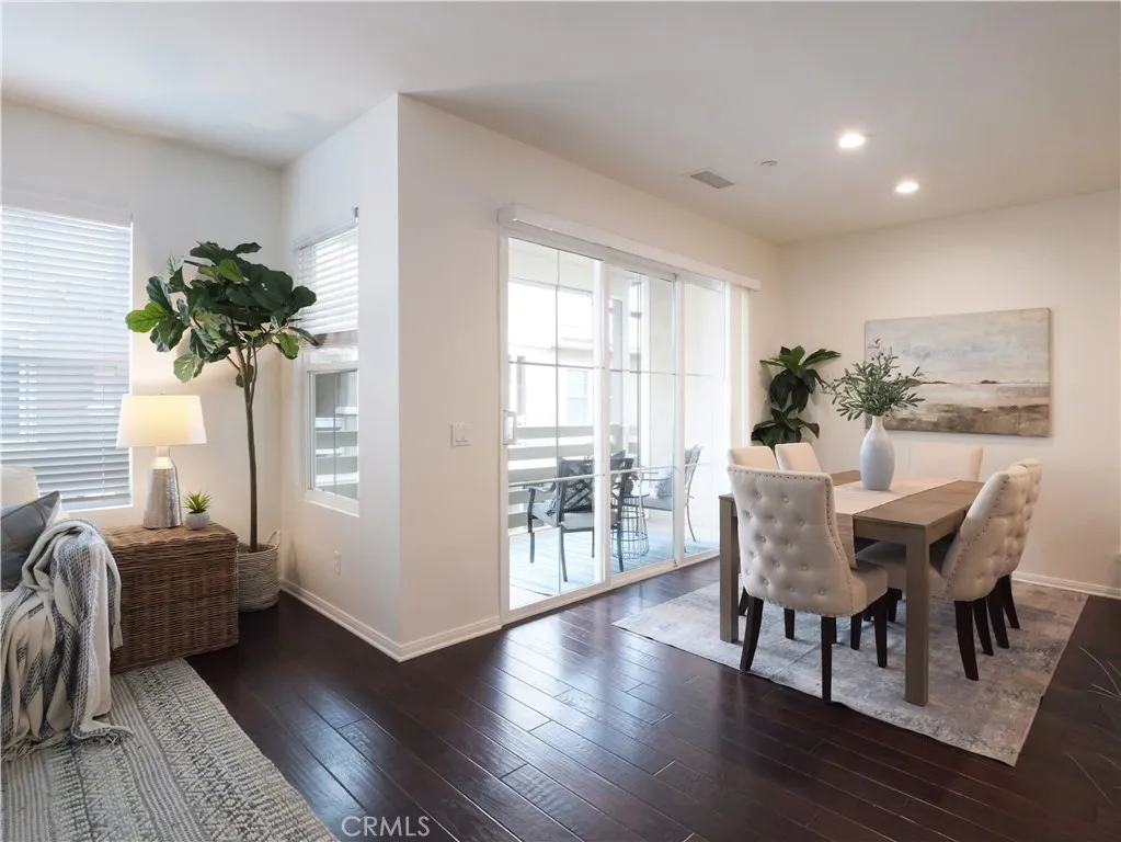 Large glass sliding doors to the balcony Large glass sliding doors to the balcony