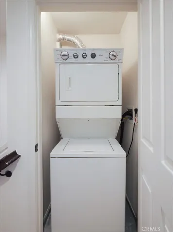 Laundry unit by the bedrooms