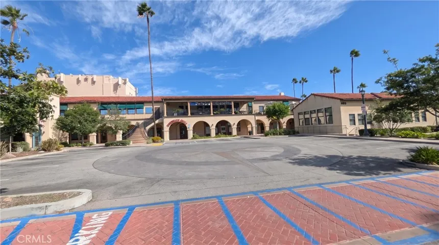 Parking area by main plaza