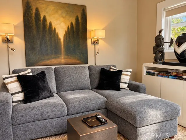 This is the den with a sleeper sofa.