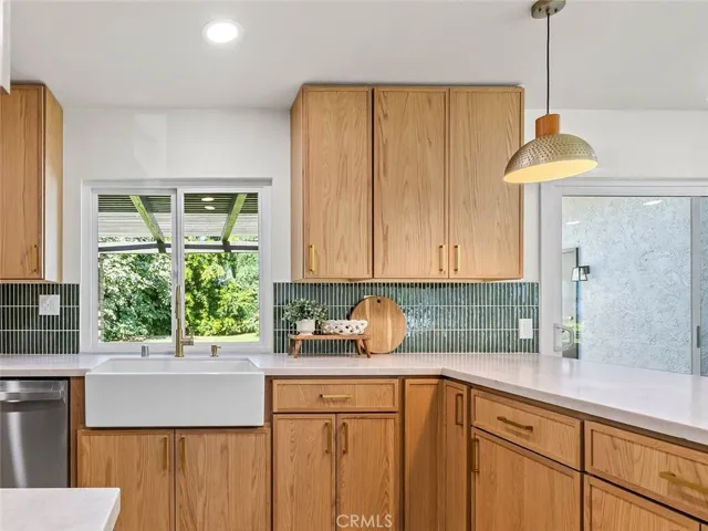 Remodeled Kitchen with Farmhouse Sink