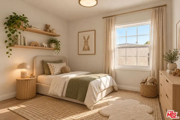 Virtually Staged Bedroom