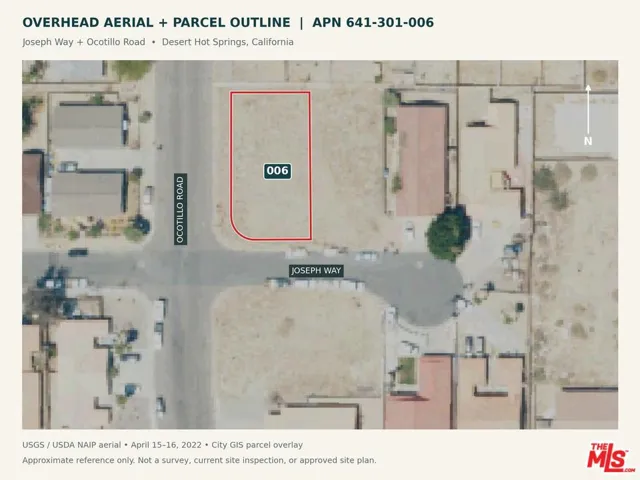 Corner parcel 006 outlined. Ap
