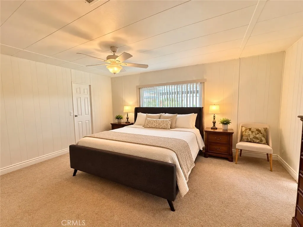 Primary bedroom. Staged furniture using AI Primary bedroom. Staged furniture using AI