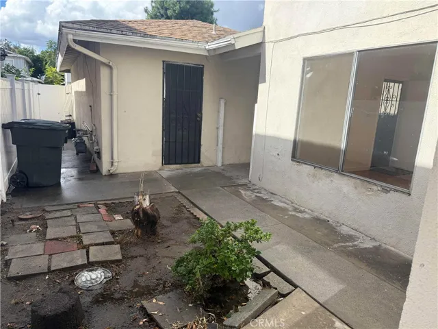 side patio