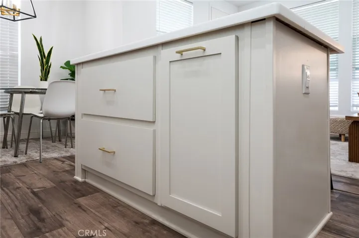 Deep Drawers for Pot & Pans and Trash Pull Out