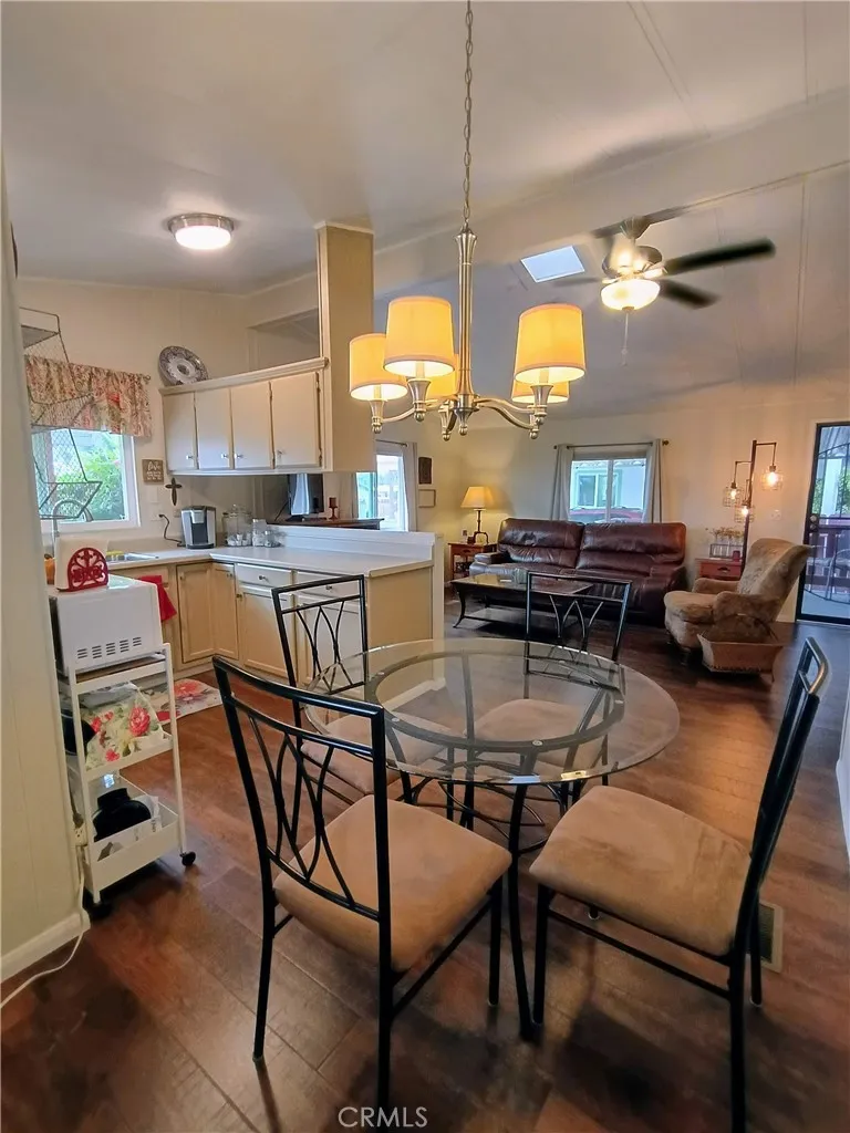 View into living room