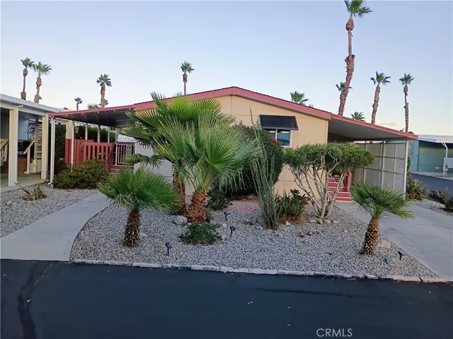 Front landscaped yard