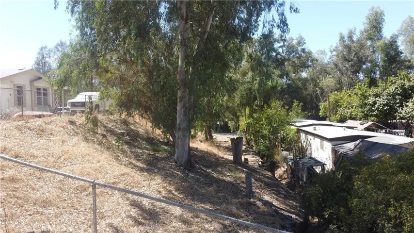 View behind the lot