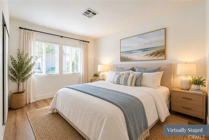 Warm Bedroom 2 - Virtually Staged