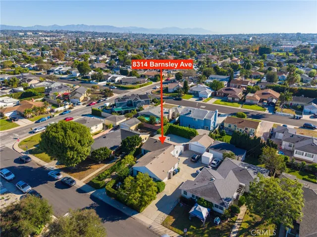 Aerial View of 8314 Barnsley Ave