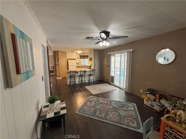 View of Kitchen from Family room.