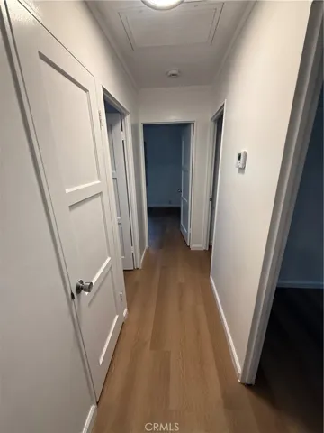 Hall view: Livingroom and Front