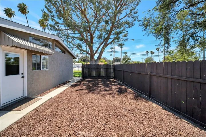 Side yard.