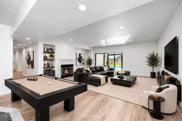 Den / Game Room - Virtually Staged