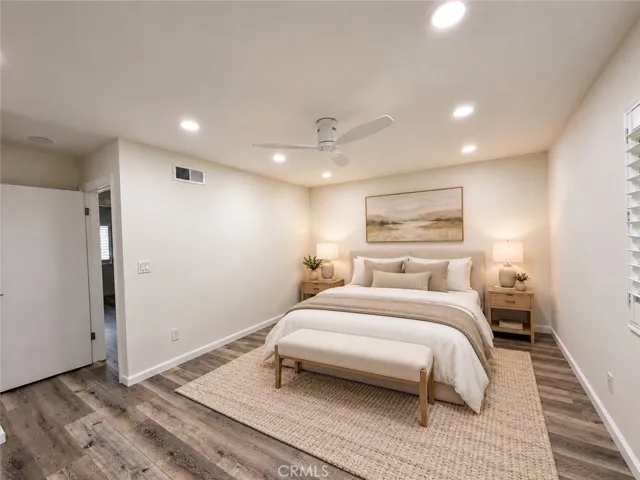 virtually stagged - bedroom #1