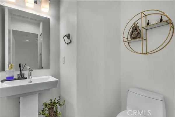Powder room next to kitchen-Living room Powder room next to kitchen-Living room