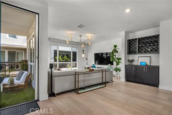 Balcony off the kitchen-living room