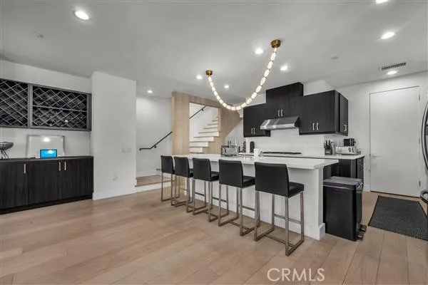 Open Kitchen with a large Center Island