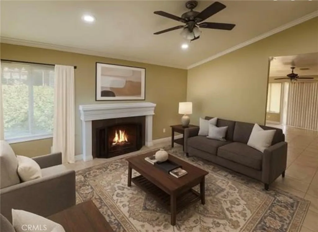 Warm fireplace in living room Warm fireplace in living room