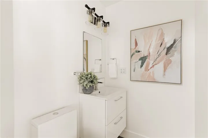 Half Bathroom in Living Room