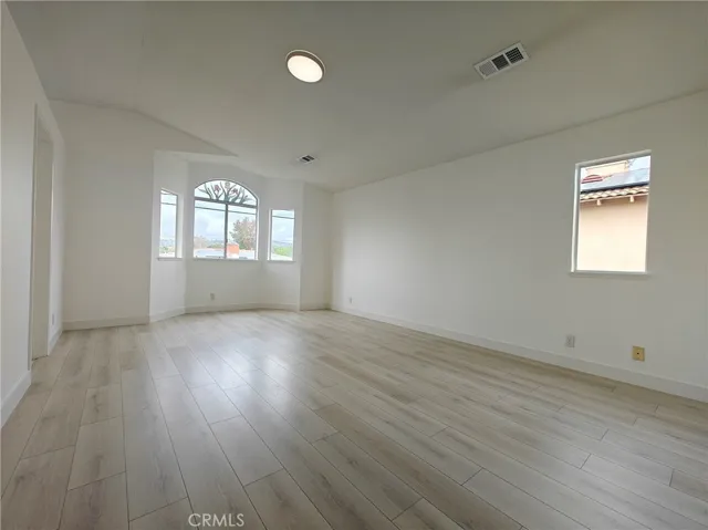 Spacious master bedroom